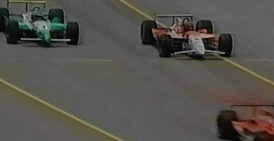 Luyendyk Salazar crash