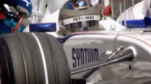 Heidfeld pit stop fail 2007