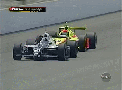 Ray takes the lead - 1999 Indy 500