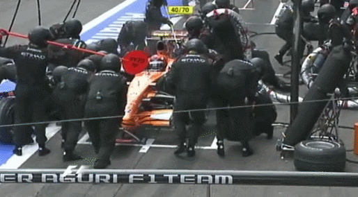 Albers pit stop botch 2007 French GP