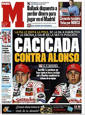Portada MARCA agosto 2007