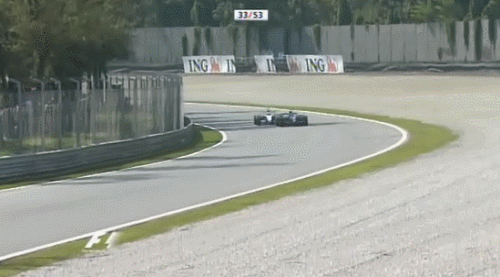 Button vs Rosberg 2007 Italian GP