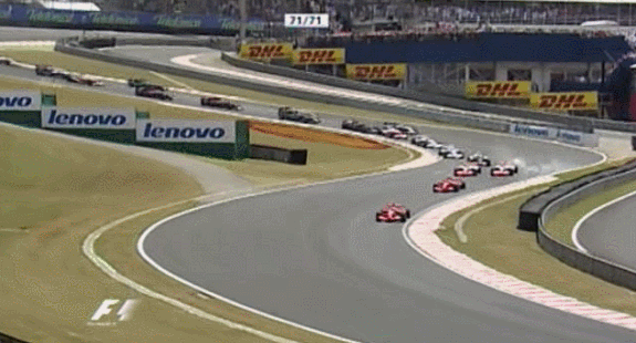 Hamilton vs Alonso 2007 Brazilian GP