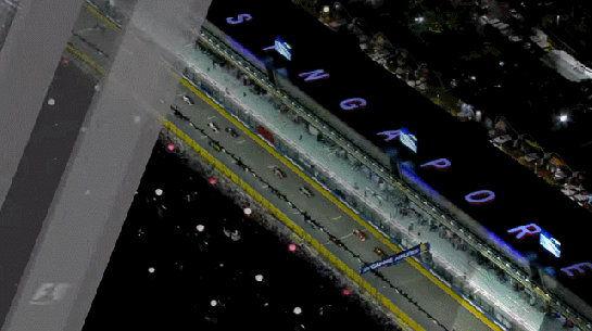 Singapore GP Start Crash