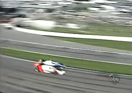 2005 Indy 500 - Hornish Jr crash