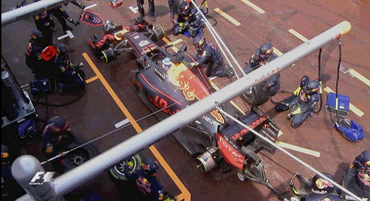 2016 Monaco GP - Daniel Ricciardo Pit stop