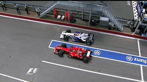 2008 Canadian GP - Pit crash