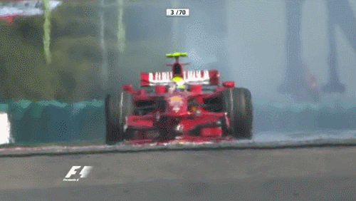 2008 Hungarian GP - Massa blows up
