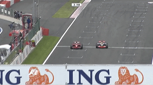 2008 Belgian GP - Hamilton vs Raikkonen II