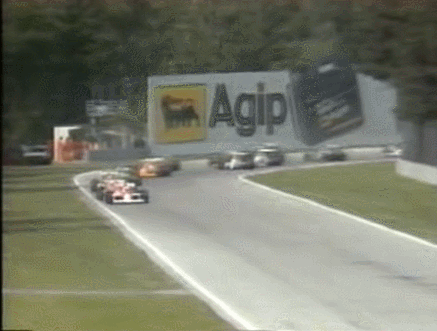 1989 San Marino GP - Senna overtakes Prost