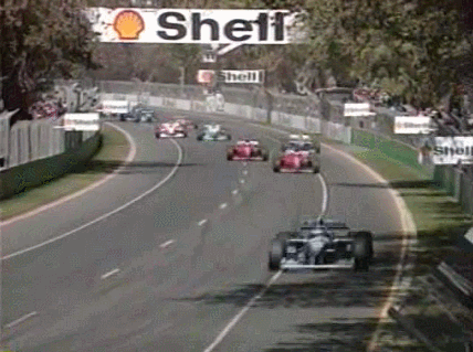 1996 Australian GP - Martin Brundle crash